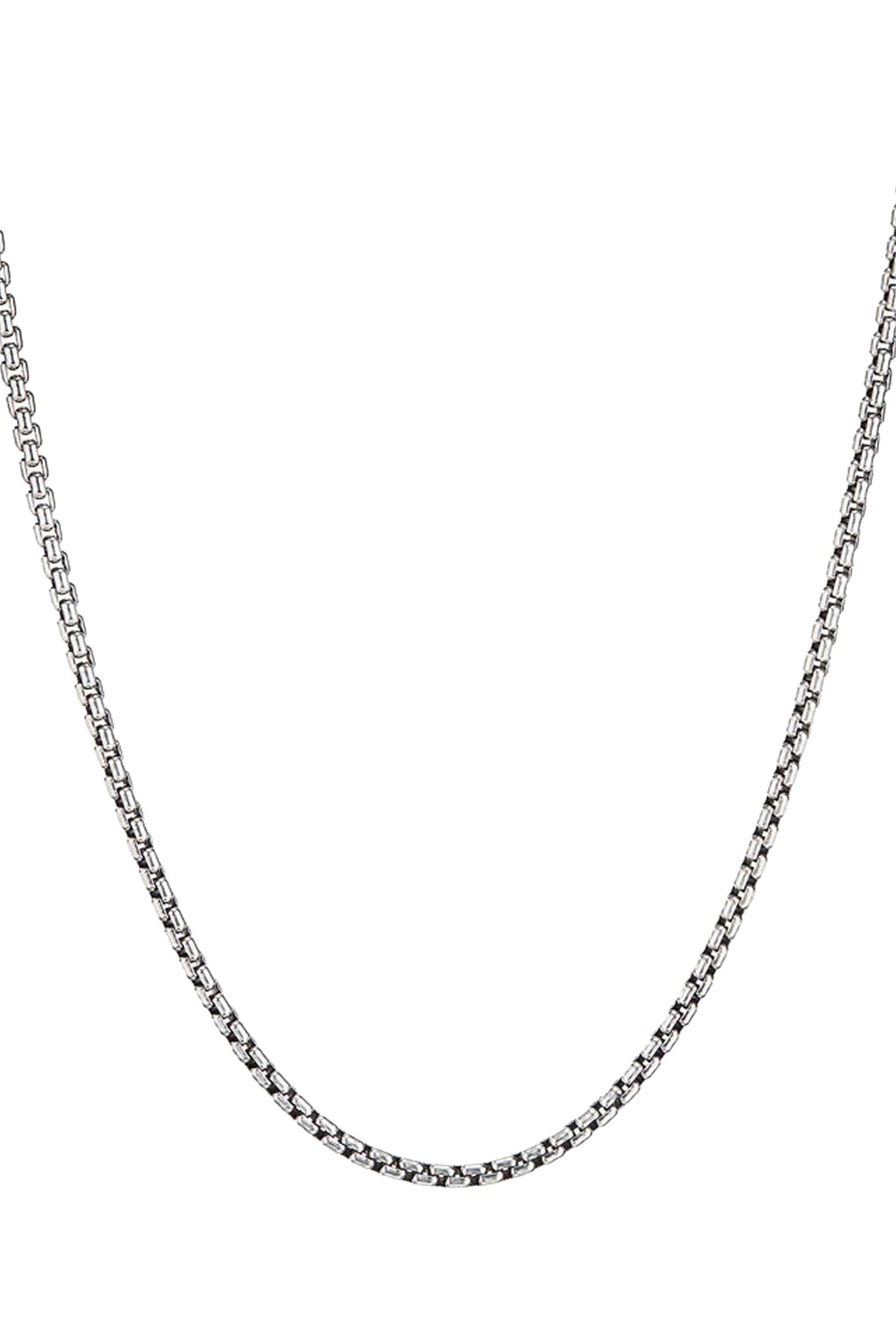 Thin silver chain deals mens